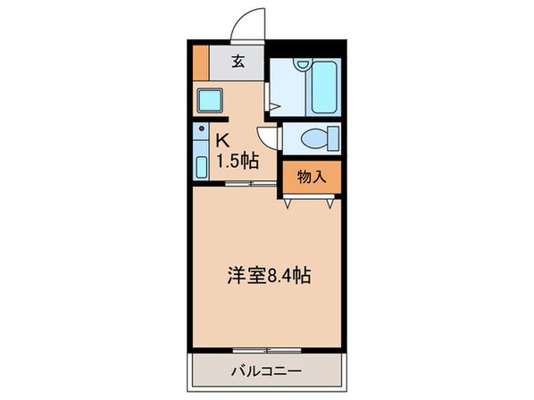 コーポサンライズの物件間取画像